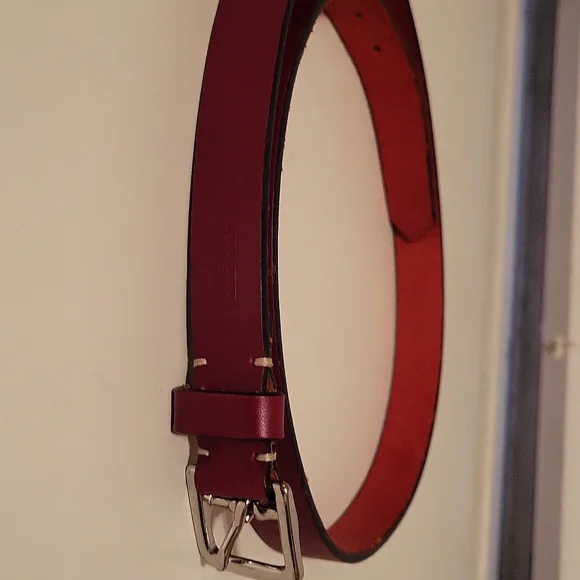 Vintage Coach leather coach belt size large - Picture 2 of 5